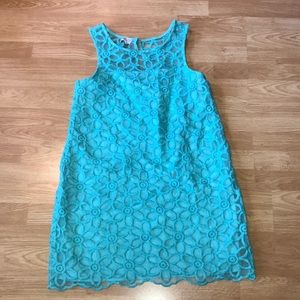 Blue Floral Mudpie dress
